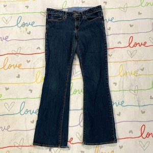 Gap Curvy Wide Leg Boot Cut Denim Jeans Pants Womans sz 10R / 30